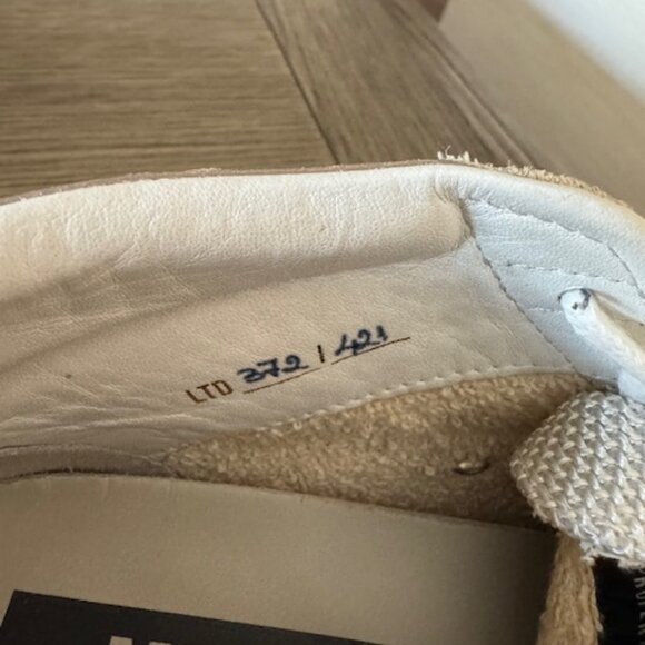 Golden Goose Mid Star Navy White and Pink Size 37 - Picture 4 of 5